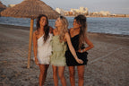 Women's ruffle-tier mini summer dress