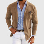 Men's button-front formal blazer