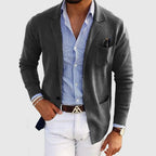 Men's button-front formal blazer