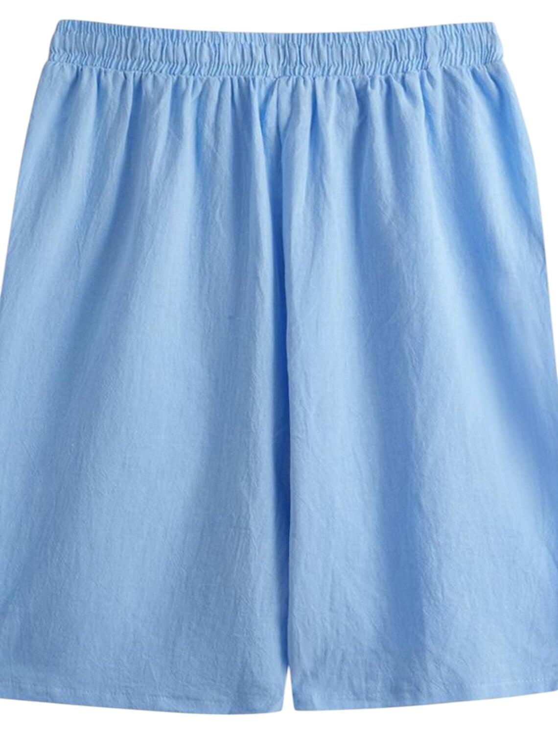 Men's drawstring linen summer shorts