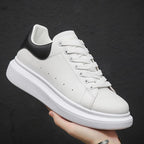 Men's lace-up platform low-top sneakers
