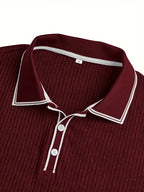 Men's short sleeve polo shirt