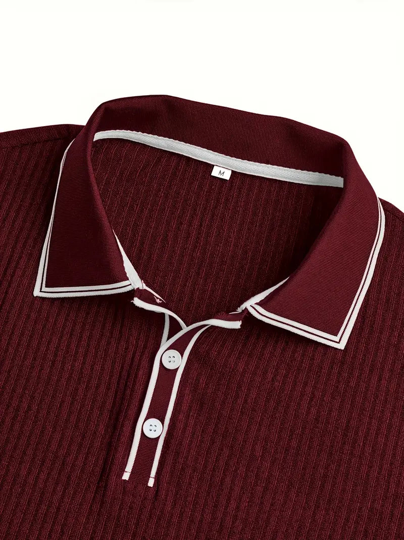 Men's short sleeve polo shirt