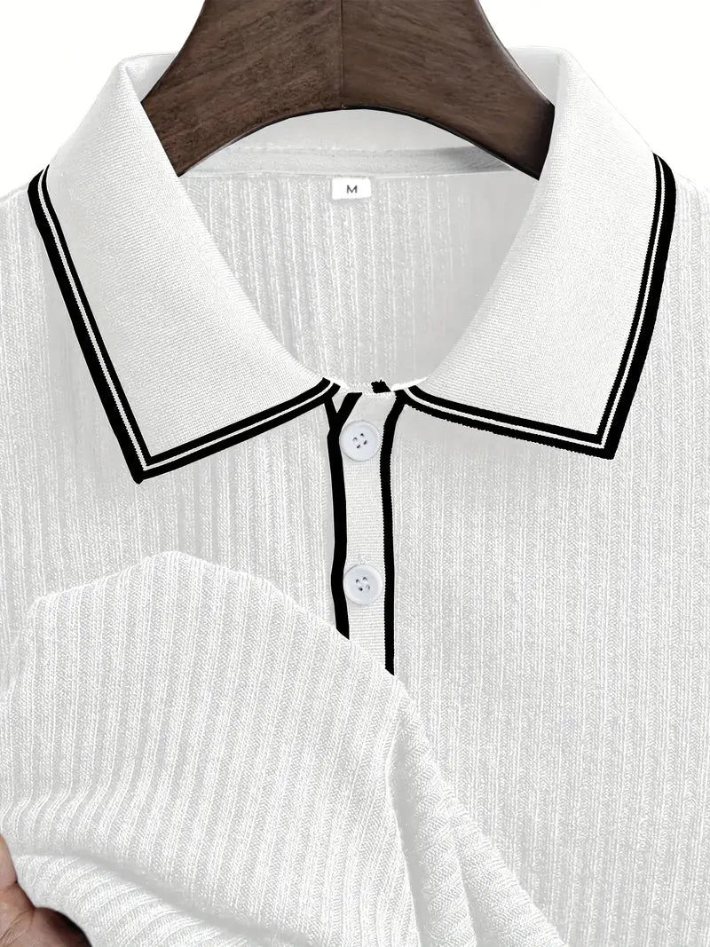 Men's short sleeve polo shirt