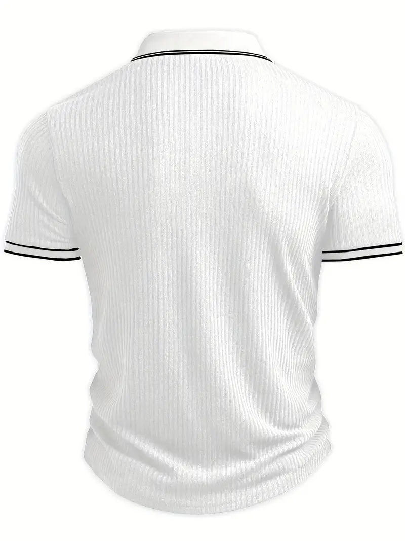 Men's short sleeve polo shirt