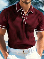 Men's short sleeve polo shirt