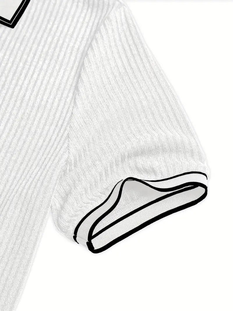Men's short sleeve polo shirt