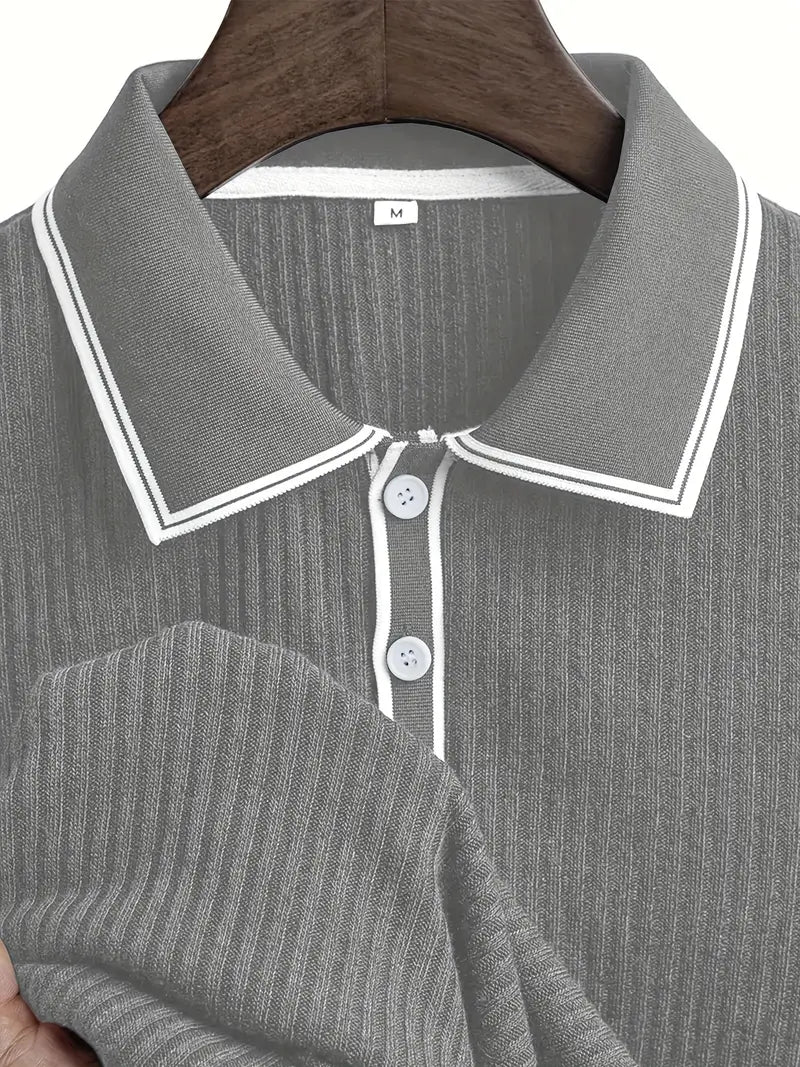Men's short sleeve polo shirt