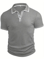 Men's short sleeve polo shirt