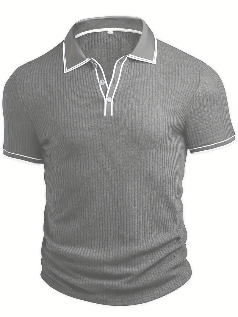 Men's short sleeve polo shirt