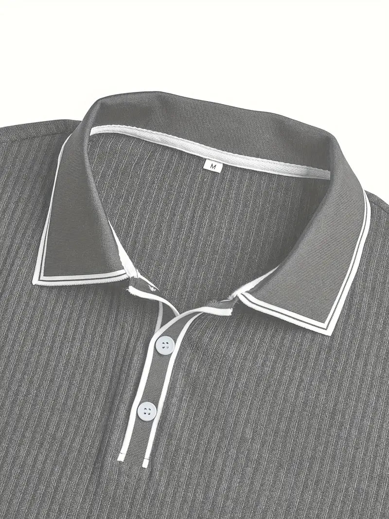 Men's short sleeve polo shirt