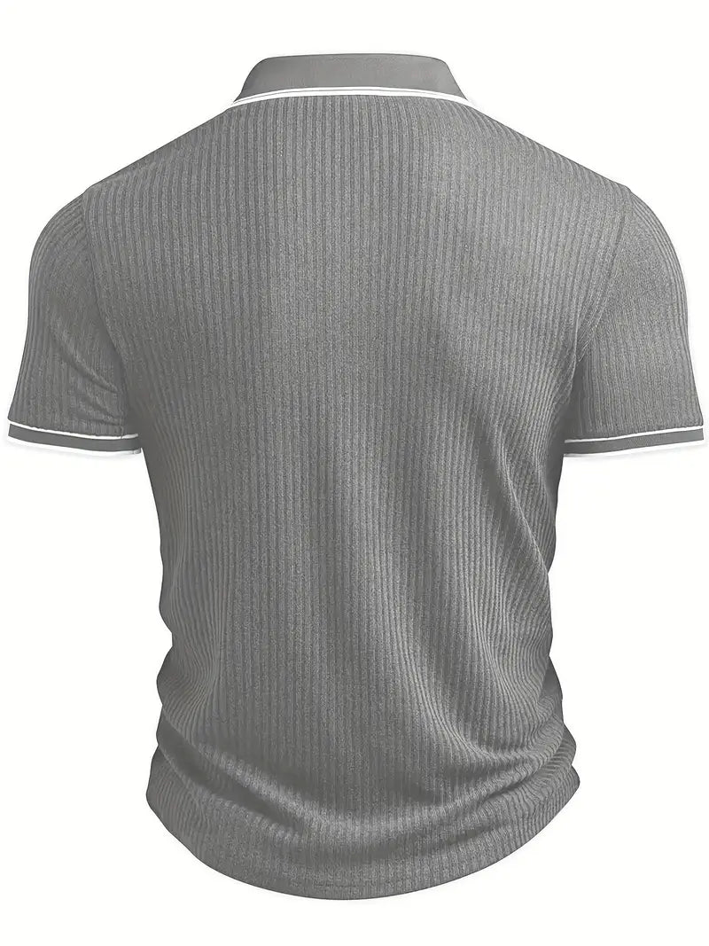 Men's short sleeve polo shirt