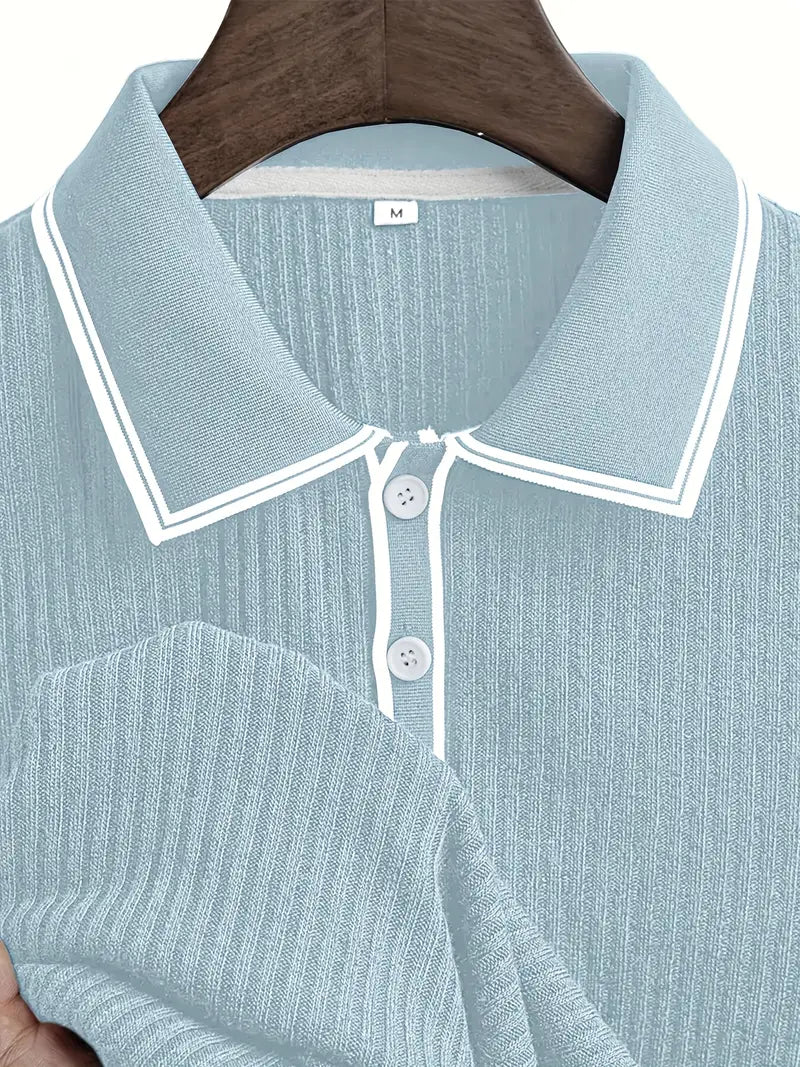 Men's short sleeve polo shirt
