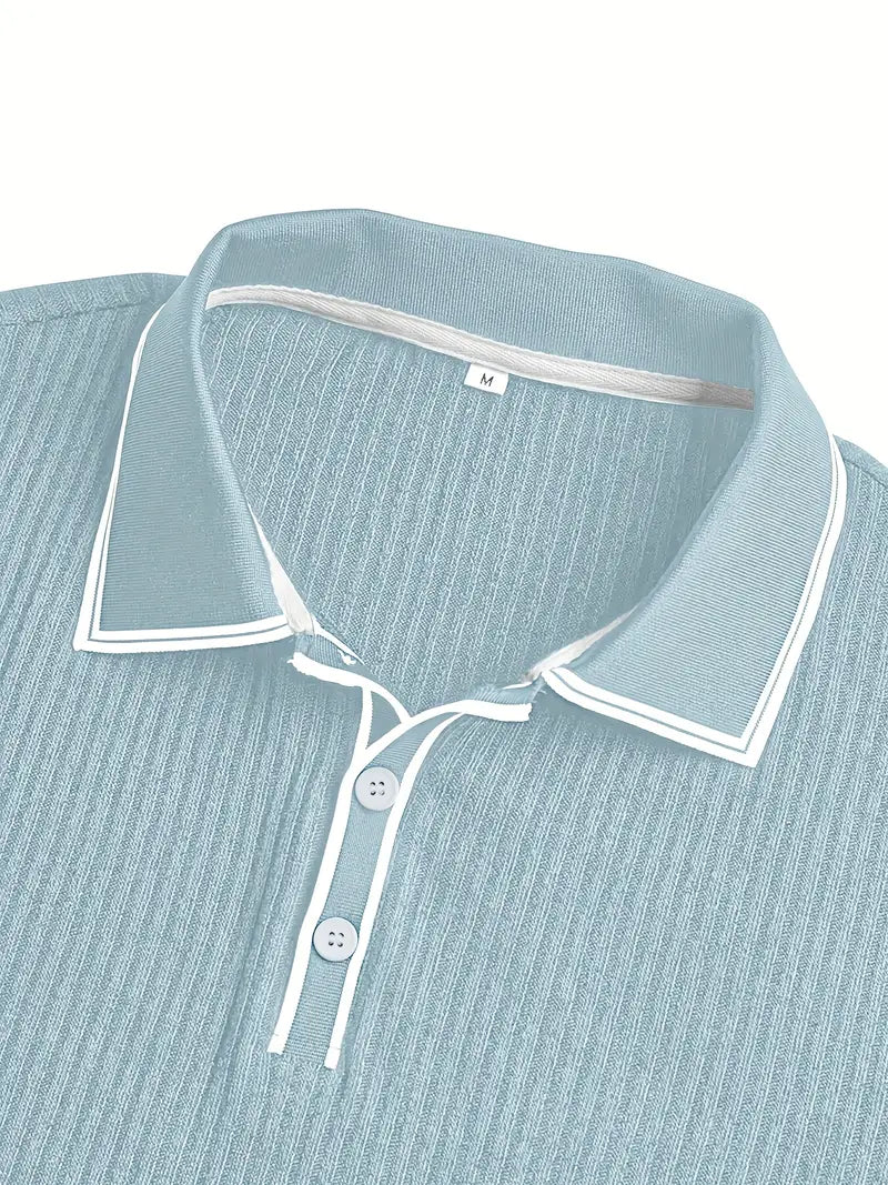 Men's short sleeve polo shirt