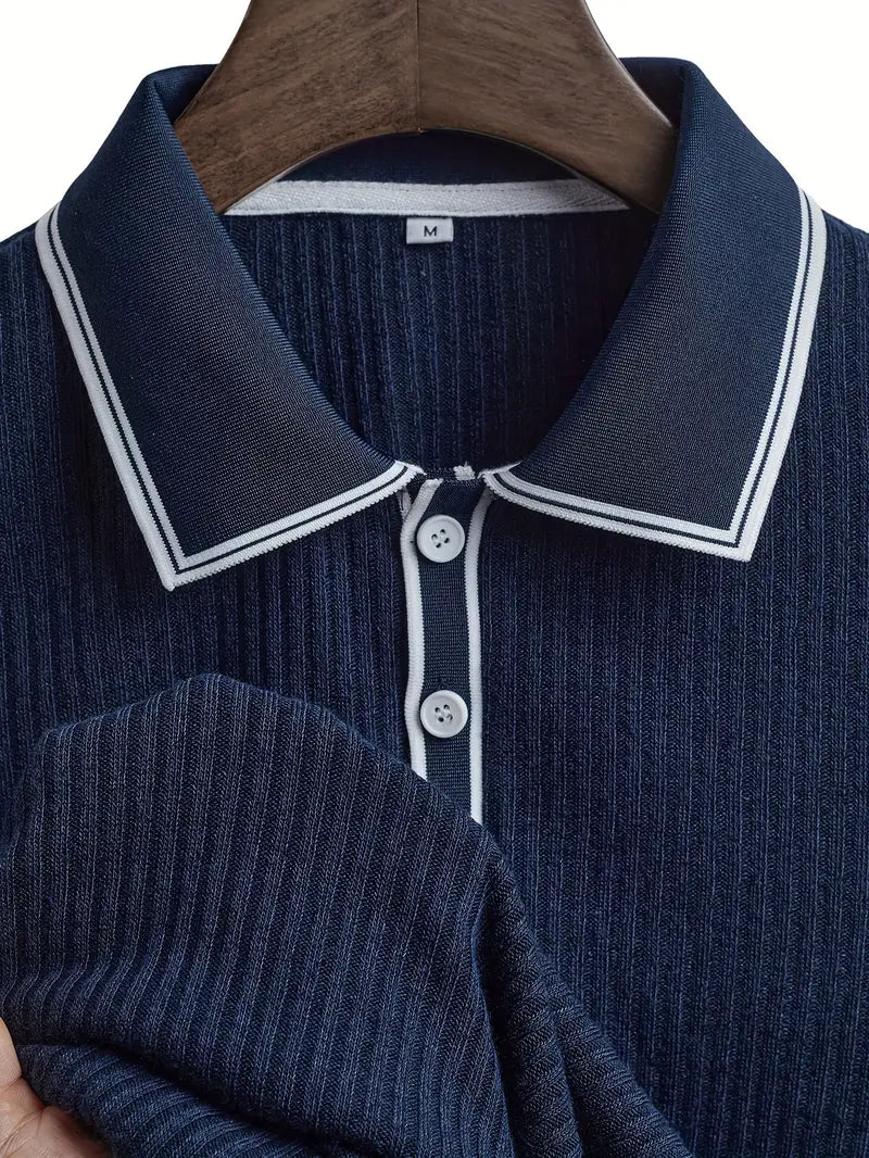 Men's short sleeve polo shirt