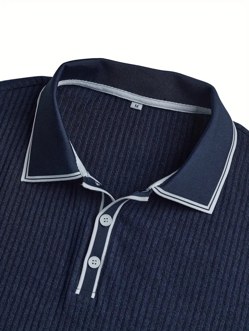 Men's short sleeve polo shirt