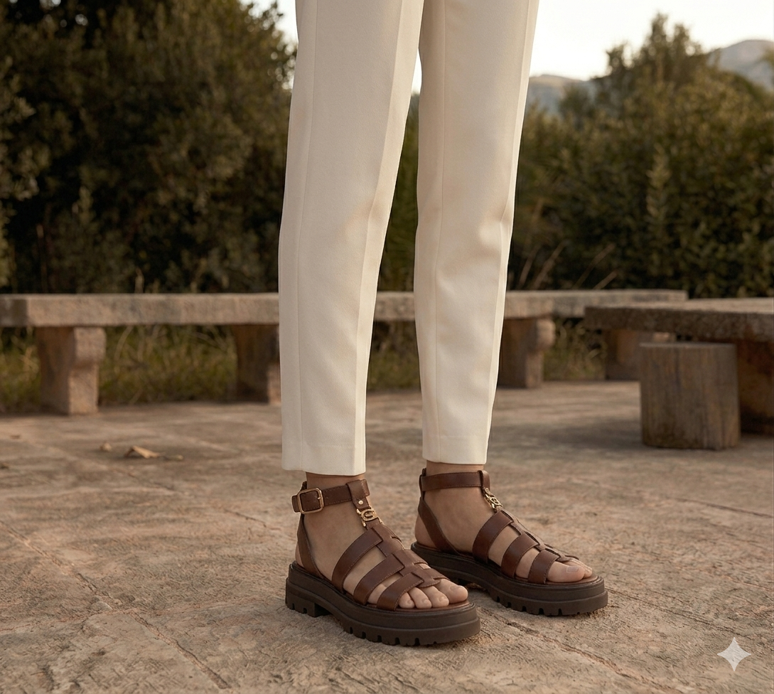 Women's chunky sole gladiator summer sandals