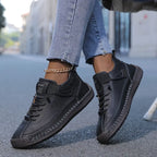 Women's lace-up low-top casual sneakers