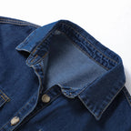 Women's short summer two-piece denim set