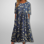 Women's short sleeve formal maxi dress