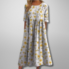 Women's short sleeve formal maxi dress