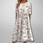Women's short sleeve formal maxi dress