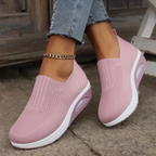 Women's slip-on platform casual sneakers