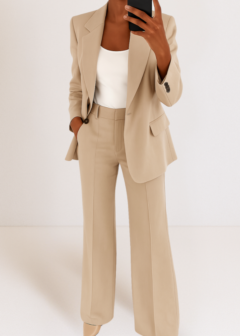 Women's formal blazer trouser co-ord set