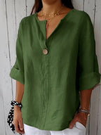 Women's v-neck summer blouse