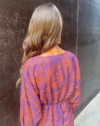 Women's v-neck midi cocktail dress