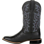 Women's western embroidered mid-calf cowboy boots