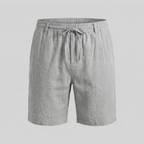 Men's drawstring straight summer shorts