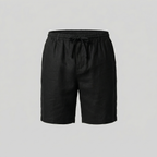 Men's drawstring straight summer shorts