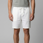 Men's drawstring straight summer shorts